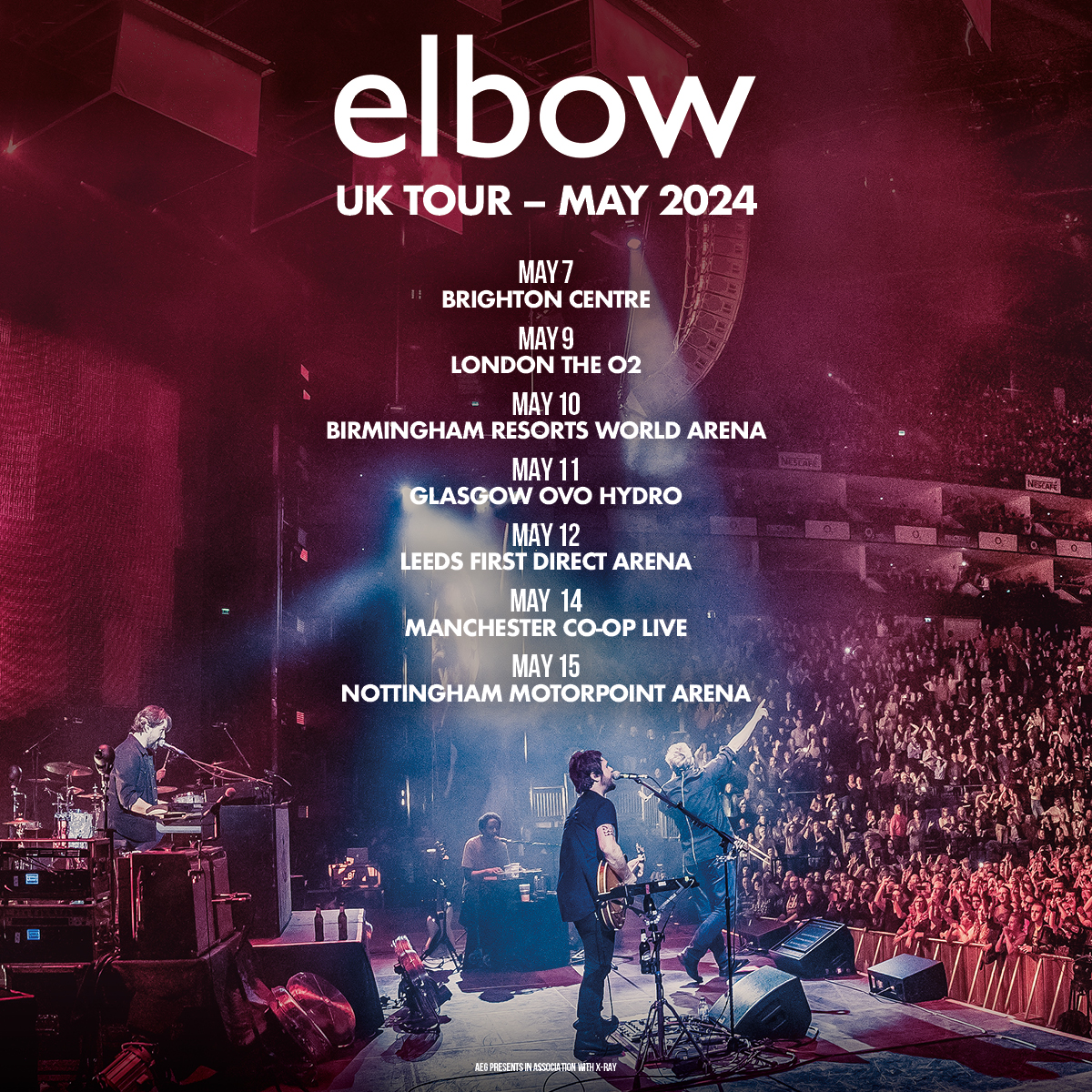 2024 UK Arena Tour On Sale Now Elbow   Elbow Sqs NO URLs 